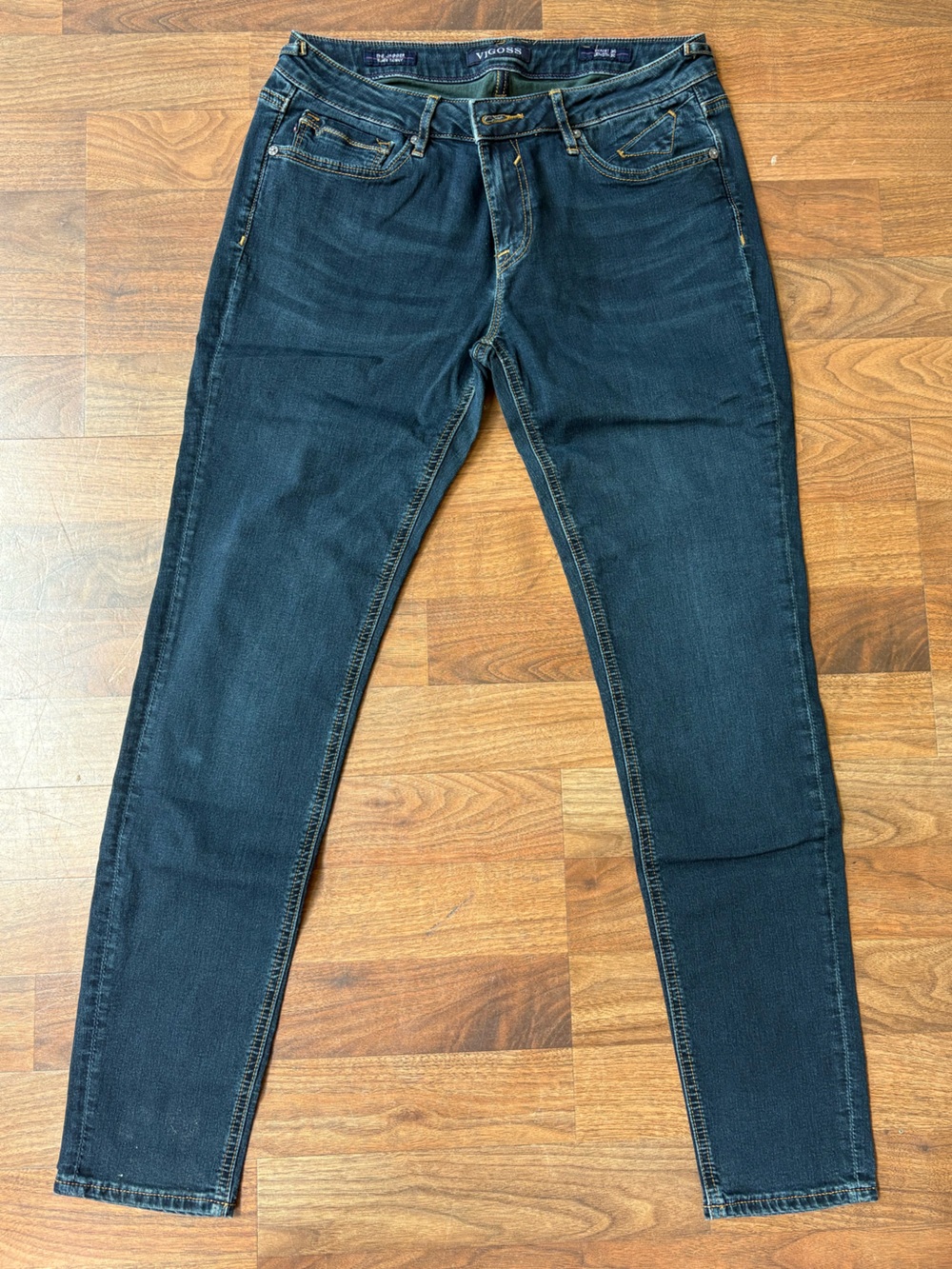 Vigoss Jagger Super Skinny Women's Jeans in Dark Indigo